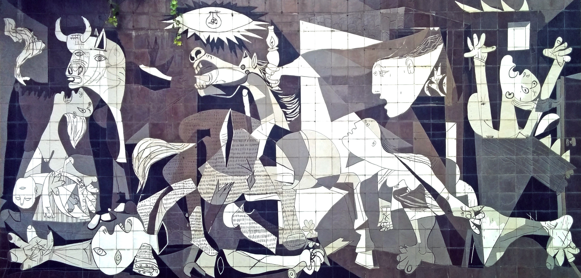 Målningen Guernica av Pablo Picasso.