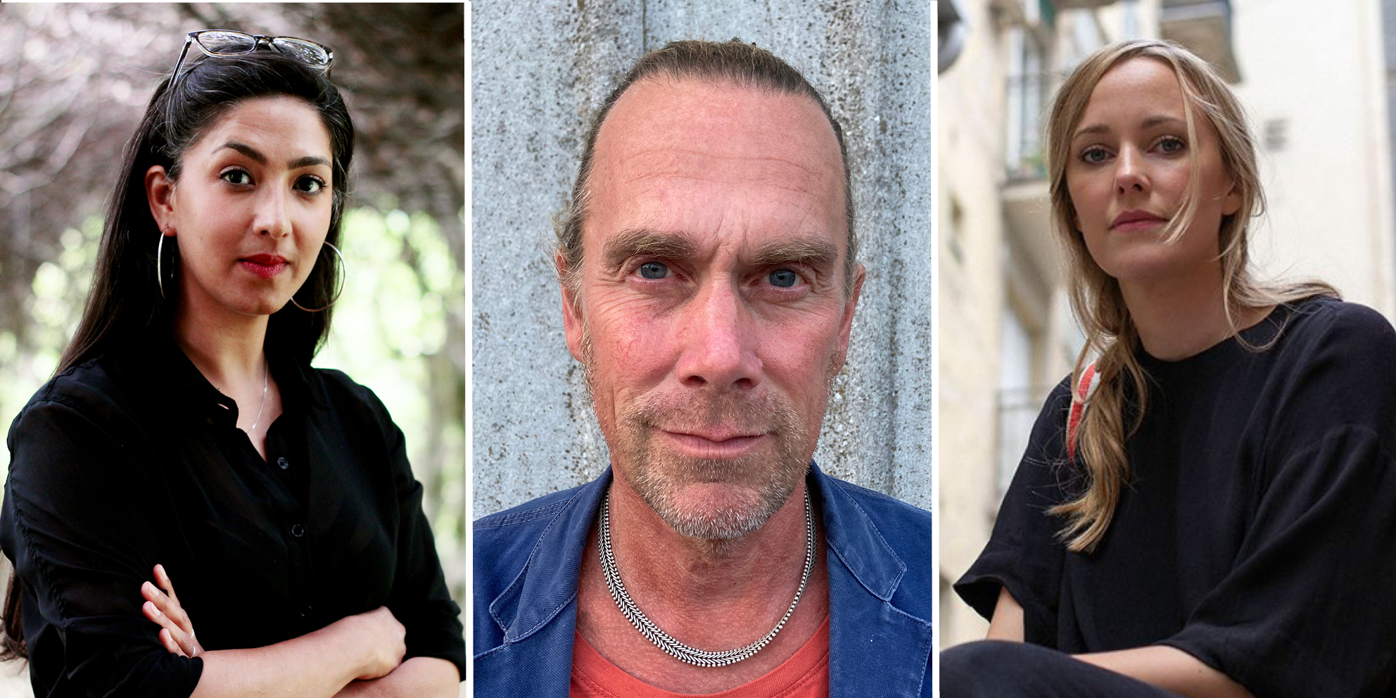 Shora Esmailian, Dan Jönsson och Karin Z. Sunvisson.