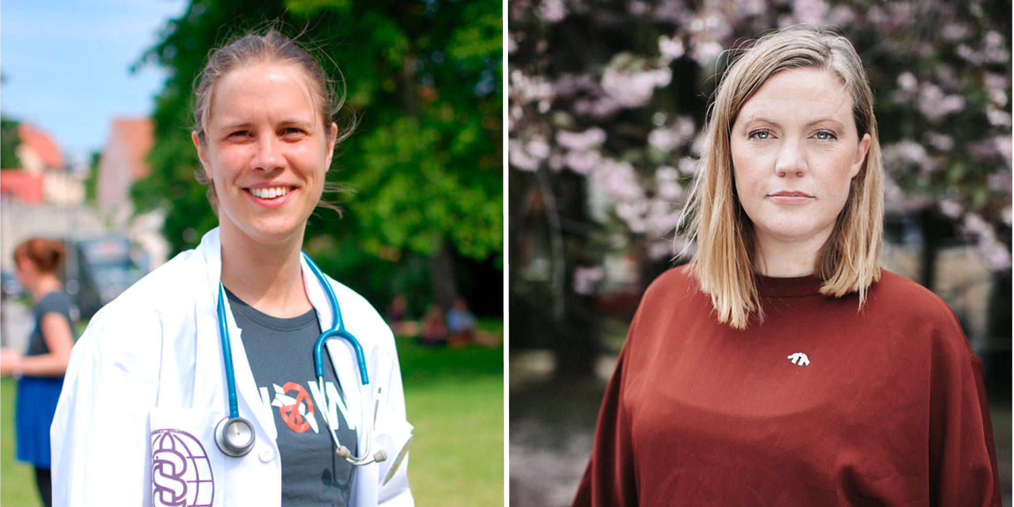 Åsa Lindström och Gabriella Irsten.